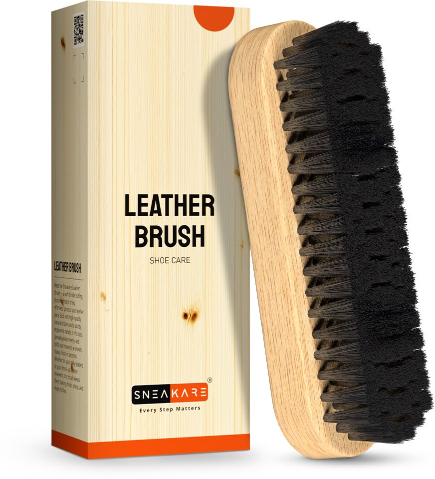 SNEAKARE Leather Shoe Care Brush with Natural Wood Handle Brush-picture-13