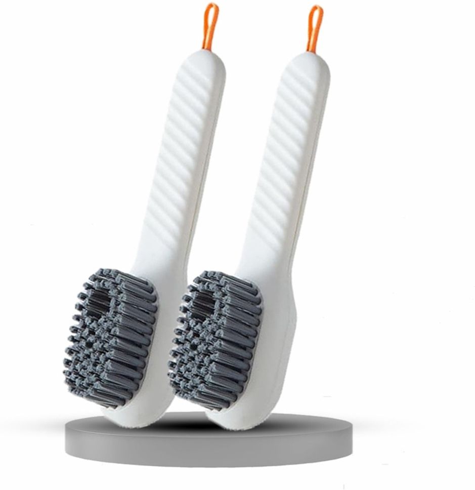 LIMDAVA Multifunctional Shoe Cleaning Brush with Built-in Soap Dispenser & Hanging Loop Brush-image-6