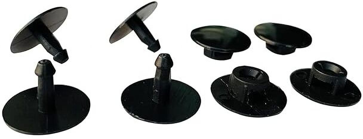 Manvikram MKRM BLACK CROCS RIVETS PACK OF 5 Shoe Care Kit-image-12
