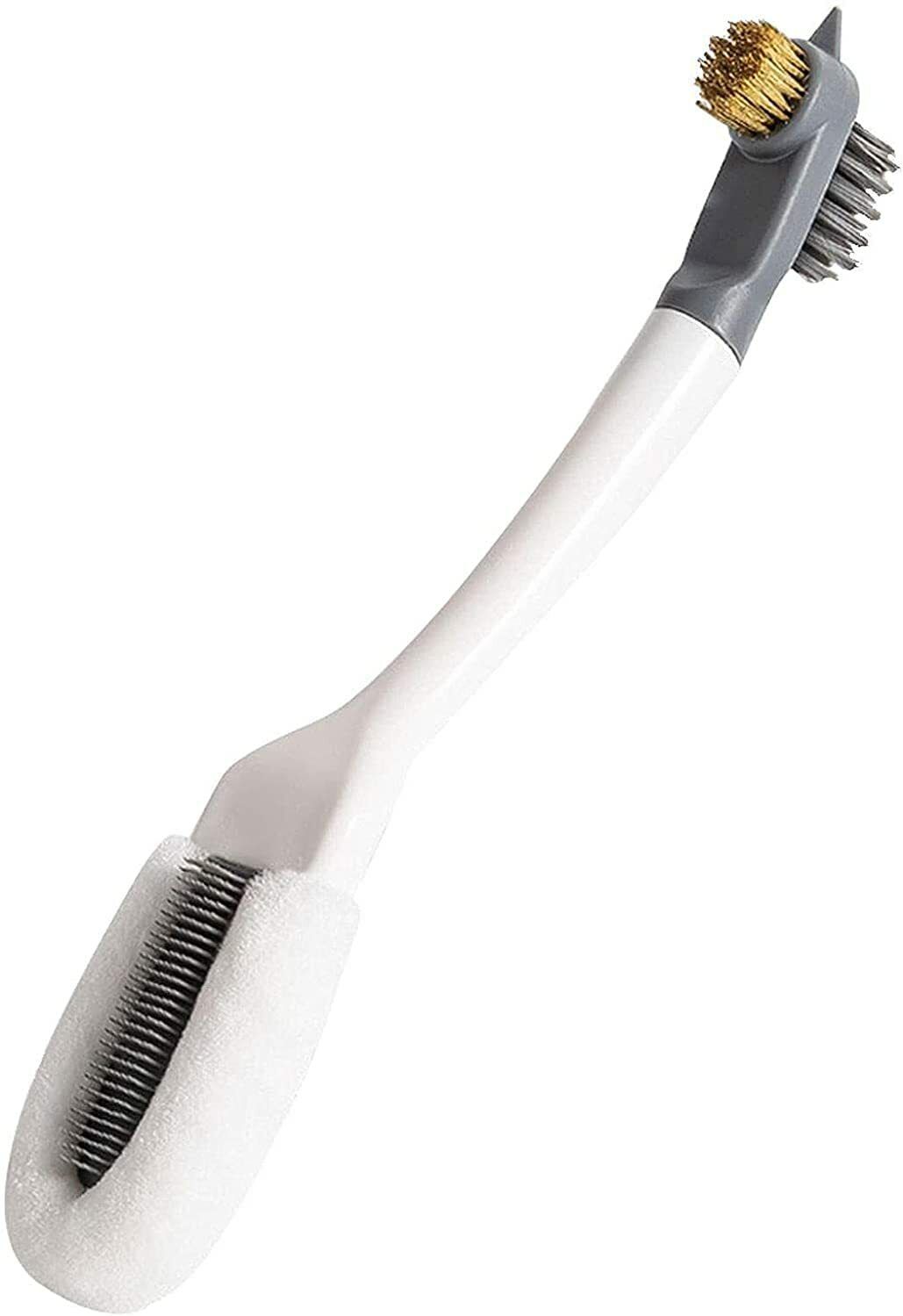 BIRZAR 3 in 1 Polishing Brush Multi-Function Cleaner Shoes Washing Brush White Brush-image-33