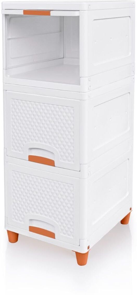 for Neat and Tidy Storage Solutions plastic drawers storage Plastic Plastic 3 Pockets