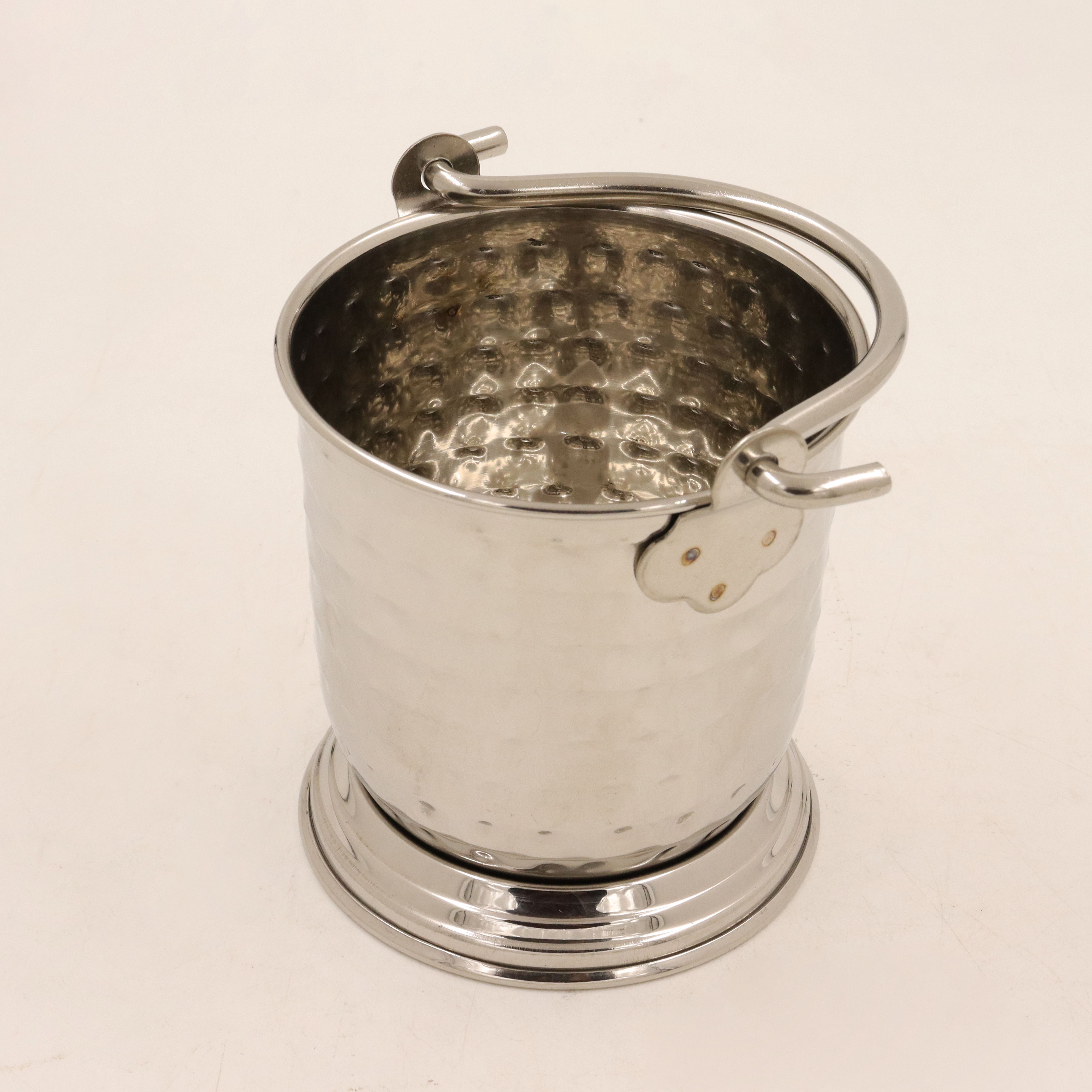 spilbox Steel Mini Serving Bucket with Handle|Bucket for Serving Dal, Raita -Small Gravy Bucket Serving Set-picture-20