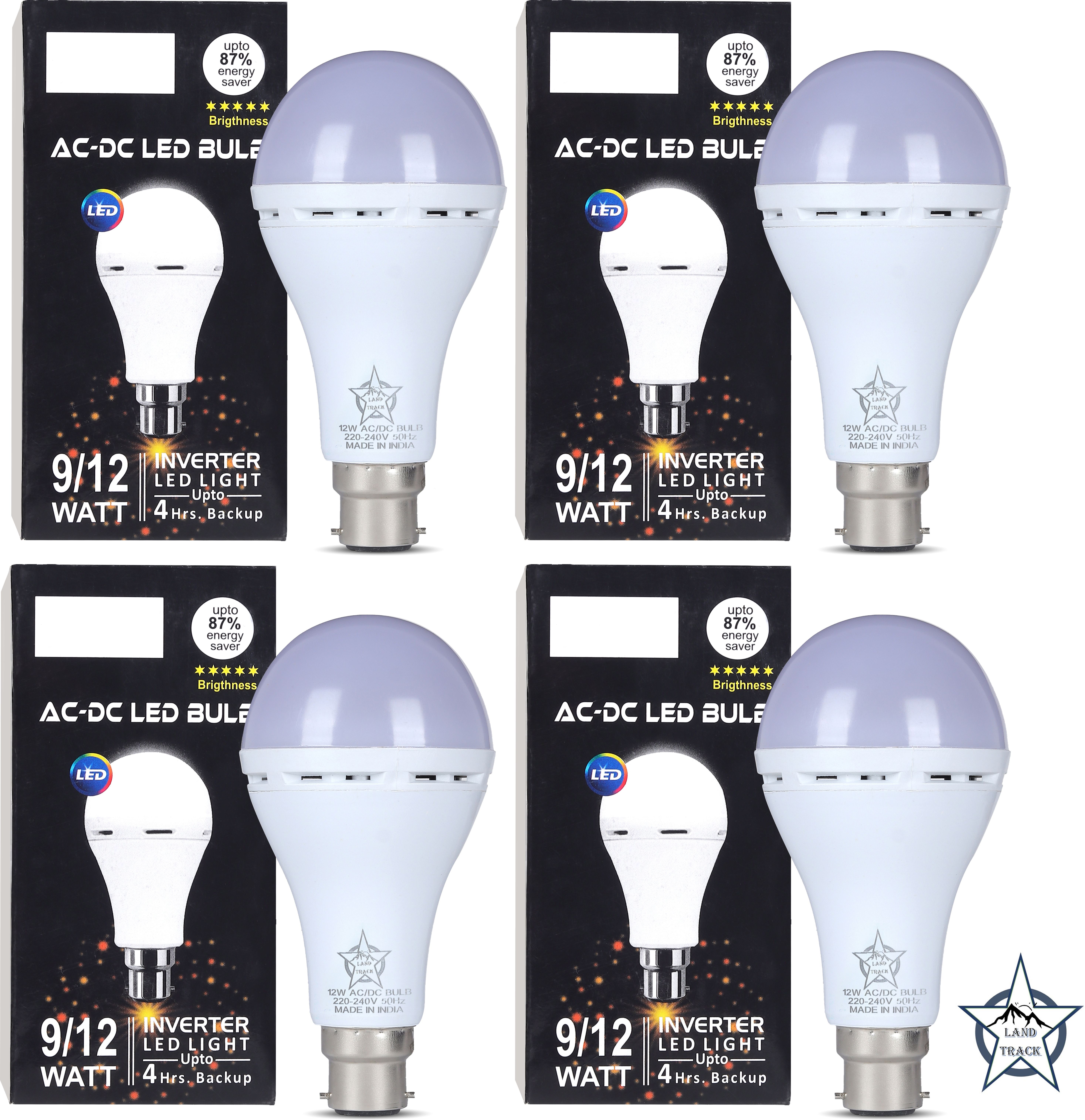 land track 12 W Inverter Round B22 D Inverter Bulb-picture-12