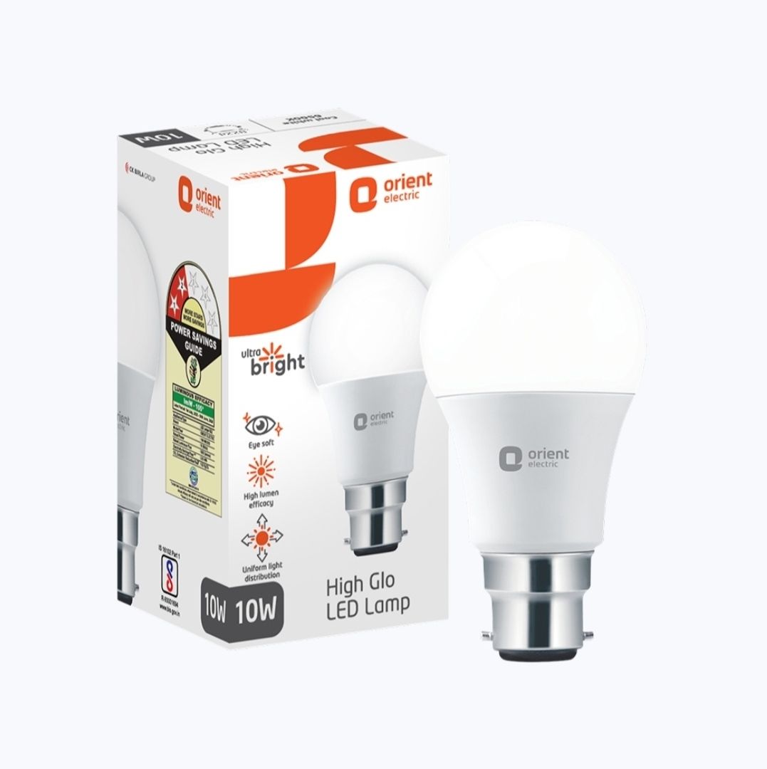 10 W Basic Round B22 LED Bulb