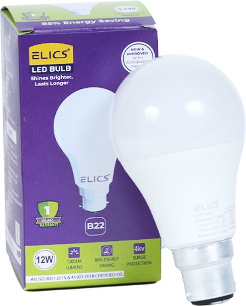 elics 12 W Basic Globe B22, B22 D LED Bulb-picture-32