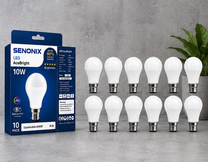 senonix 10 W Basic Round 2 Pin LED Bulb-picture-14