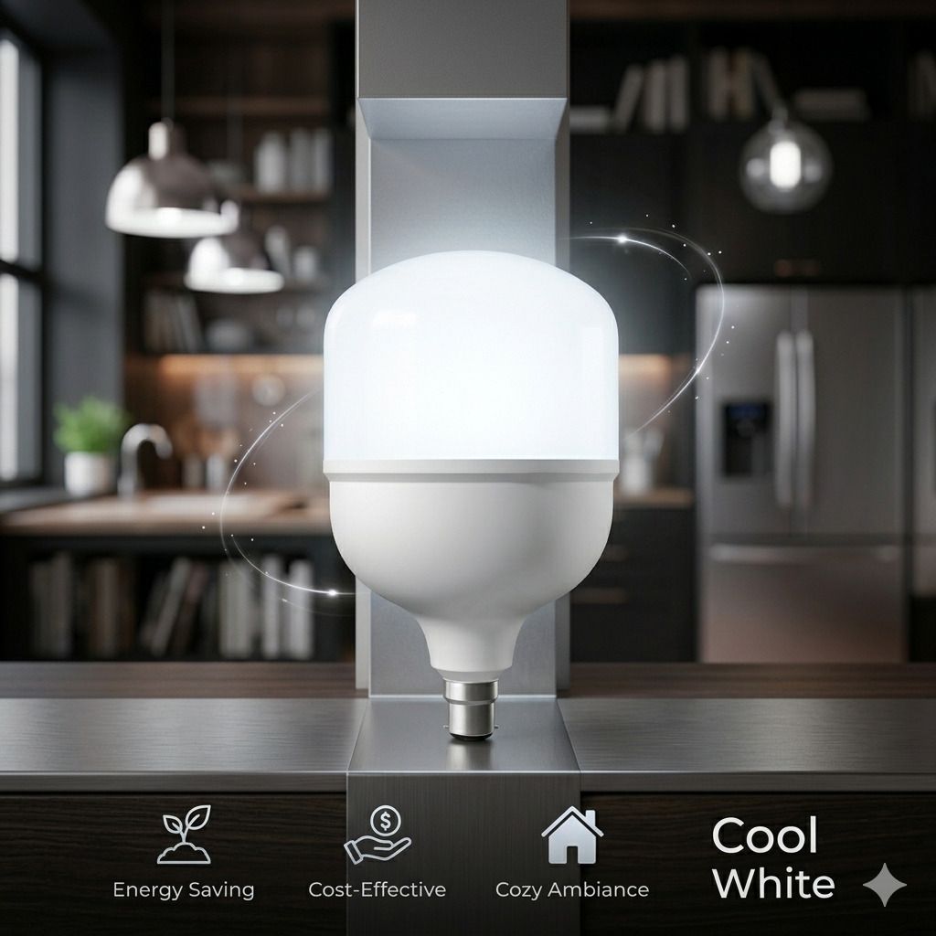 rm powertech 40 W Eye Safety Compliance Round B22 D LED Bulb-picture-18