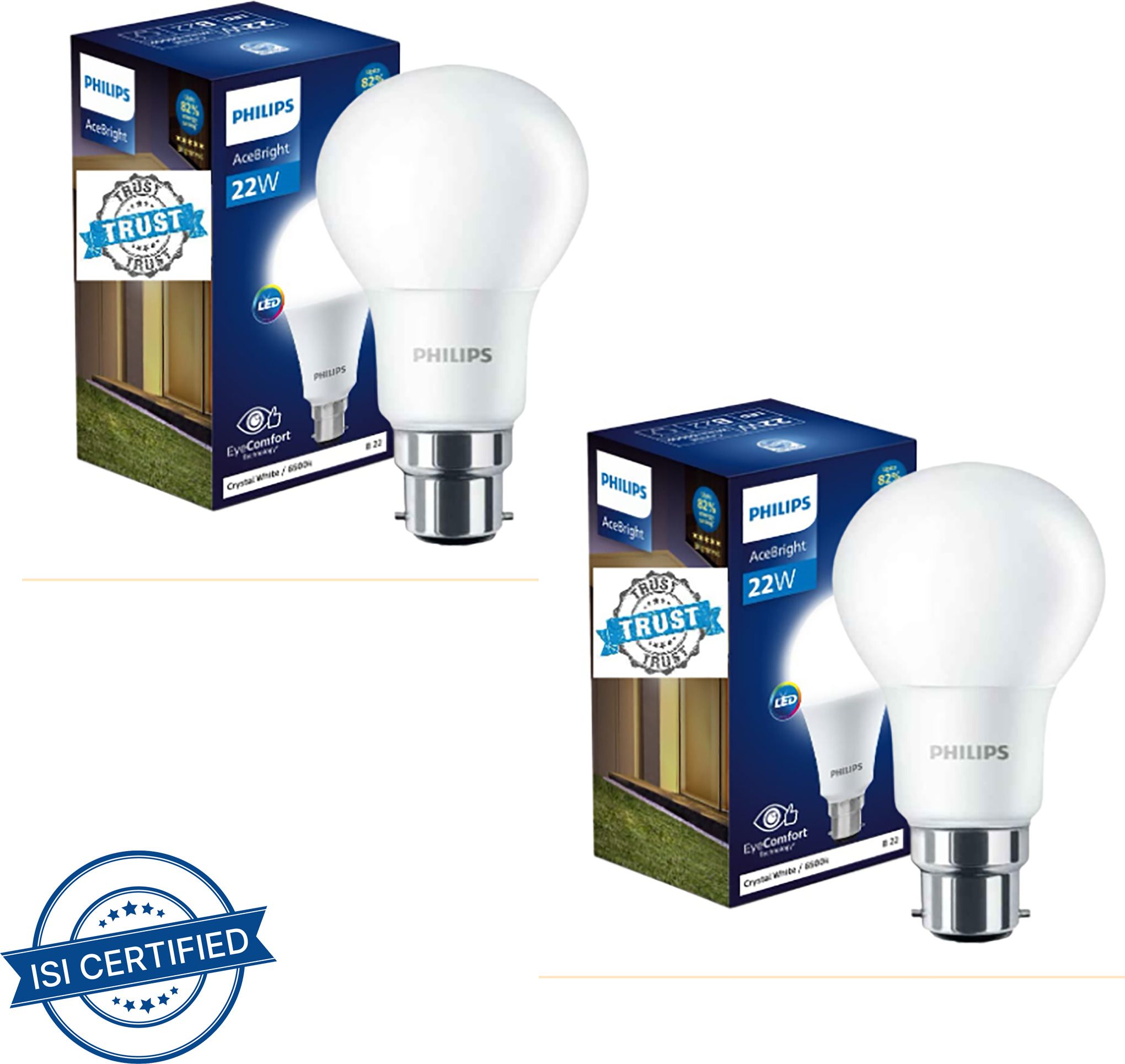 philips 22 W Basic Round B22 LED Bulb-picture-17