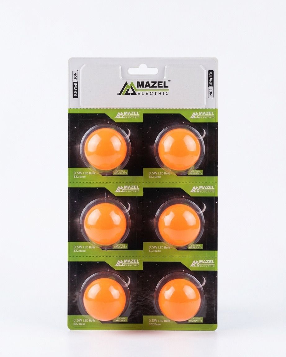 mazel electric 0.5 W Basic Round B22 D LED Bulb-picture-47