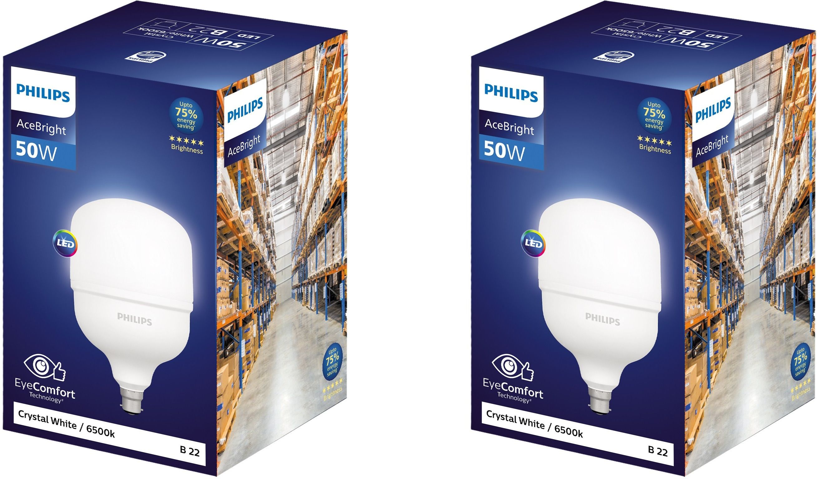 philips 50 W Basic Round B22 LED Bulb-picture-26