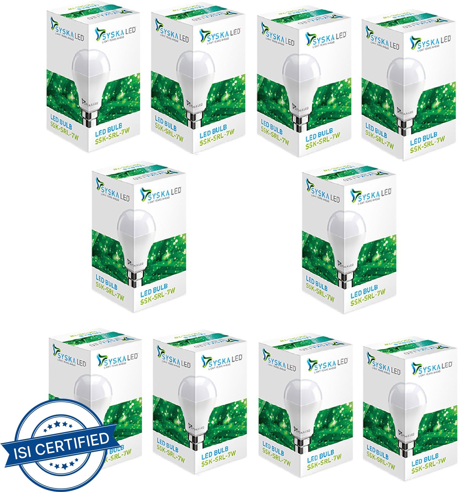syska 7 W Basic Standard B22 LED Bulb-picture-15