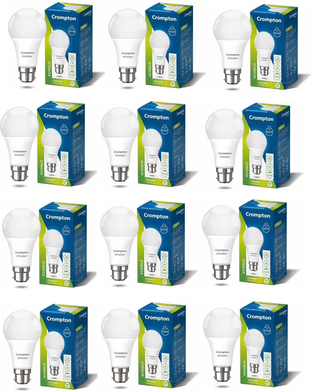crompton 12 W Basic Standard B22 LED Bulb-picture-35