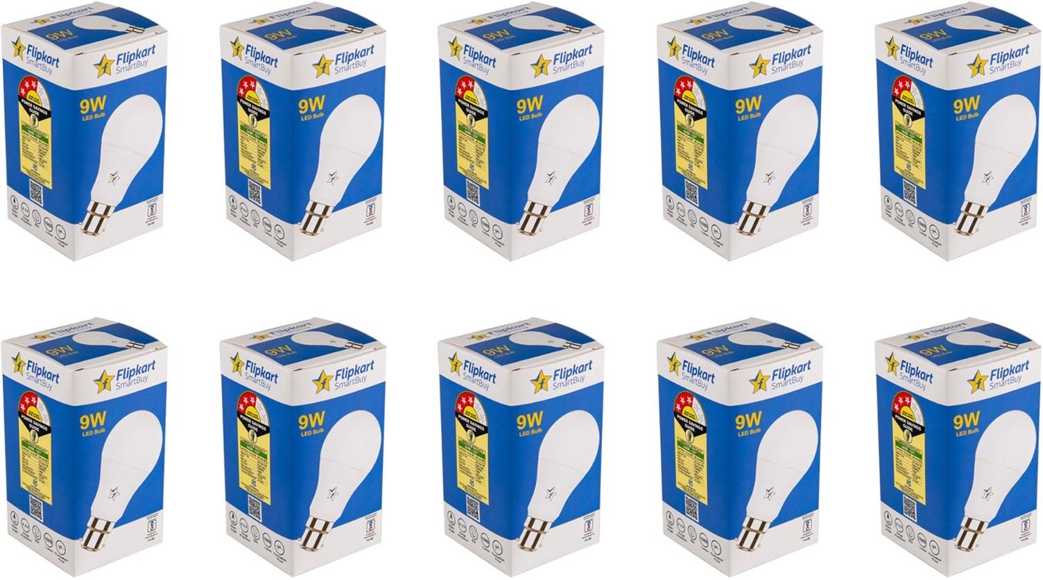 9 W Basic Round B22 LED Bulb