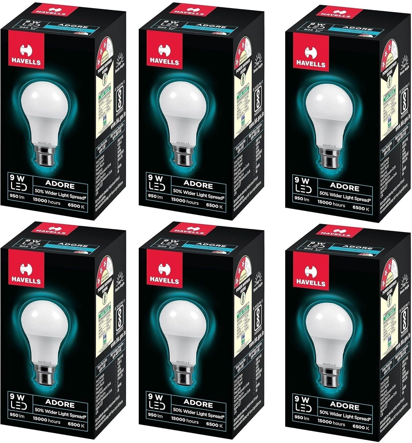 9 W Basic Standard B22 LED Bulb