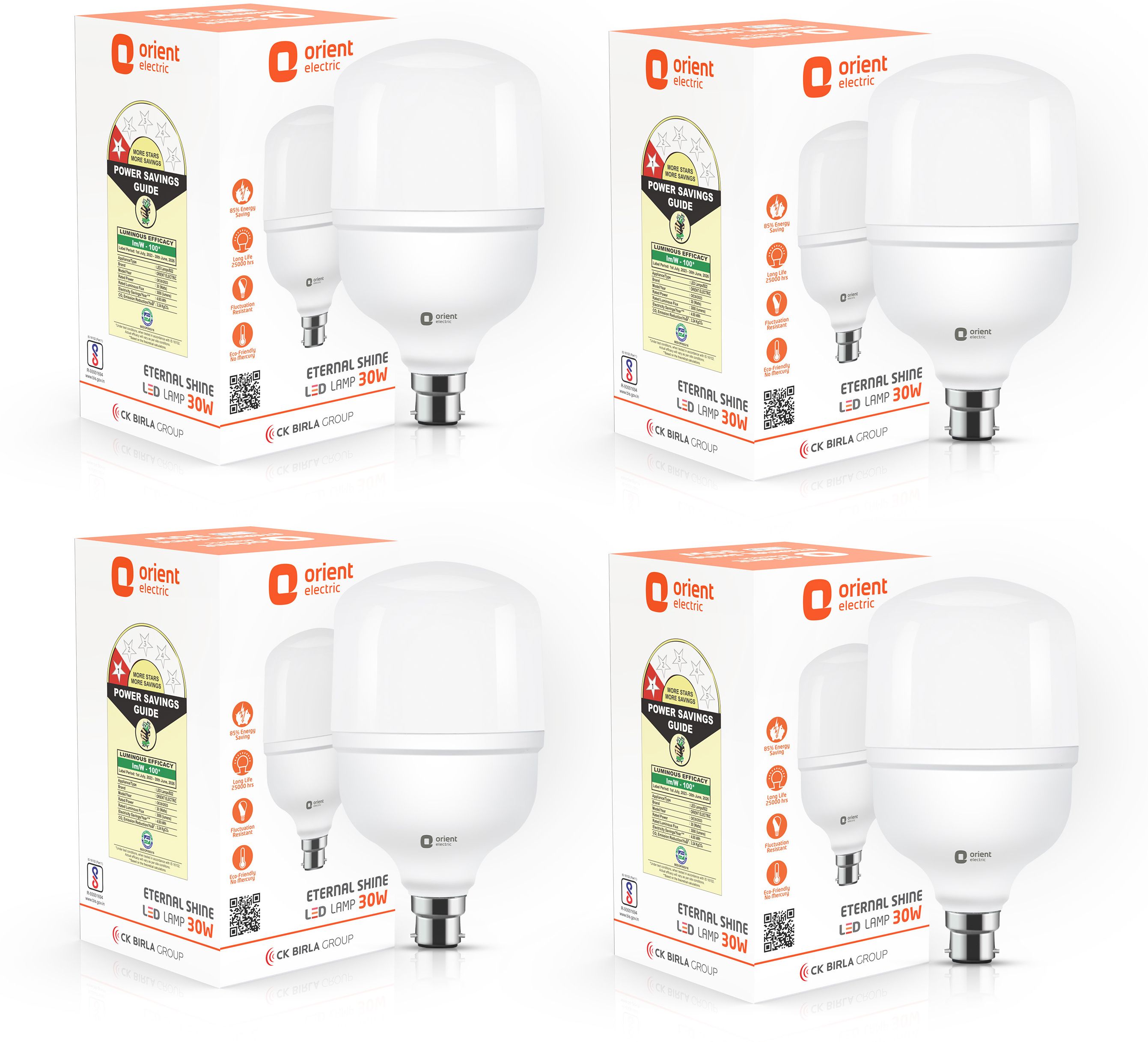orient electric 30 W Basic Round B22 LED Bulb-picture-14