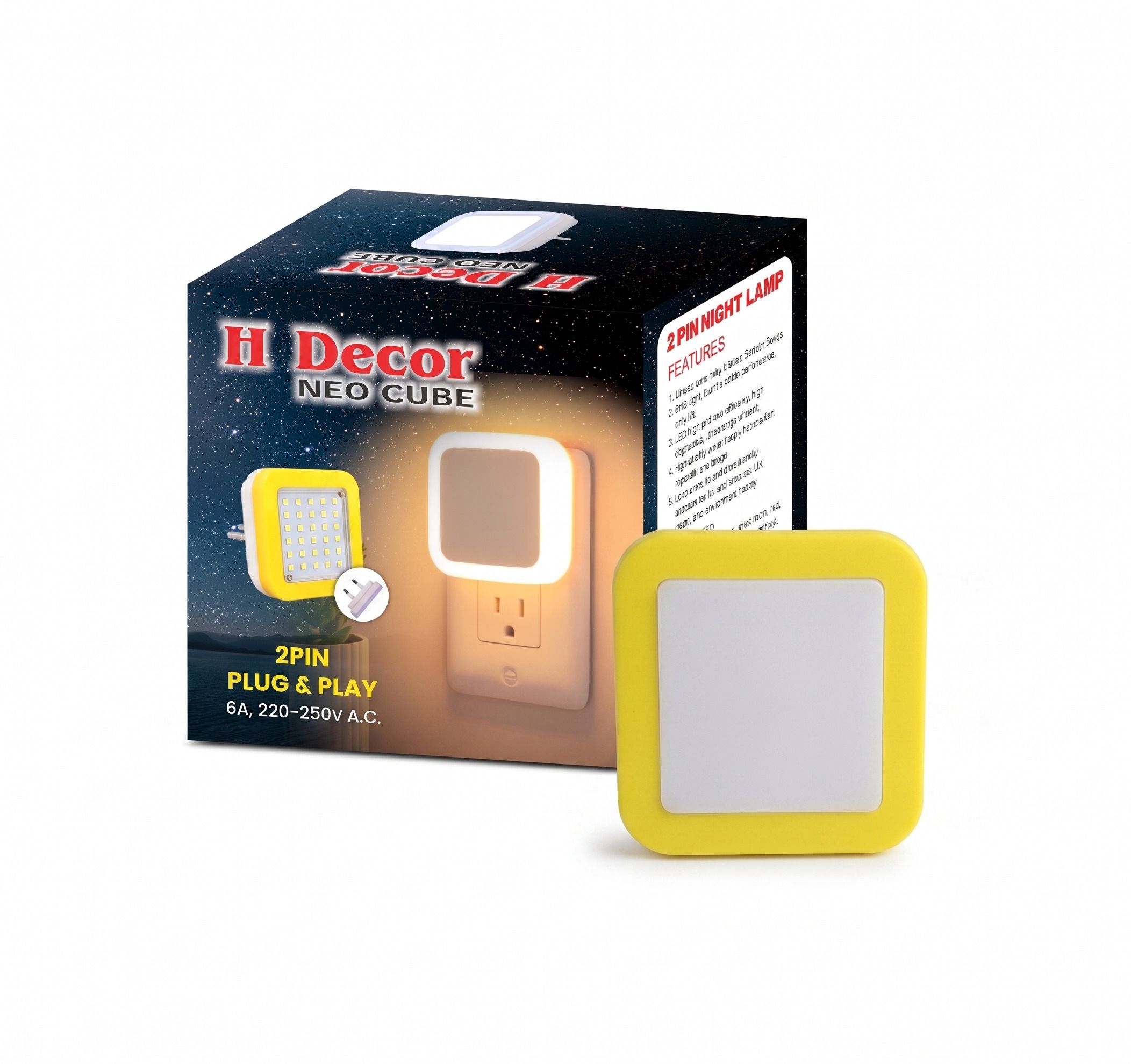h decor 0.5 W Basic Decorative Plug & Play Night Bulb-picture-12