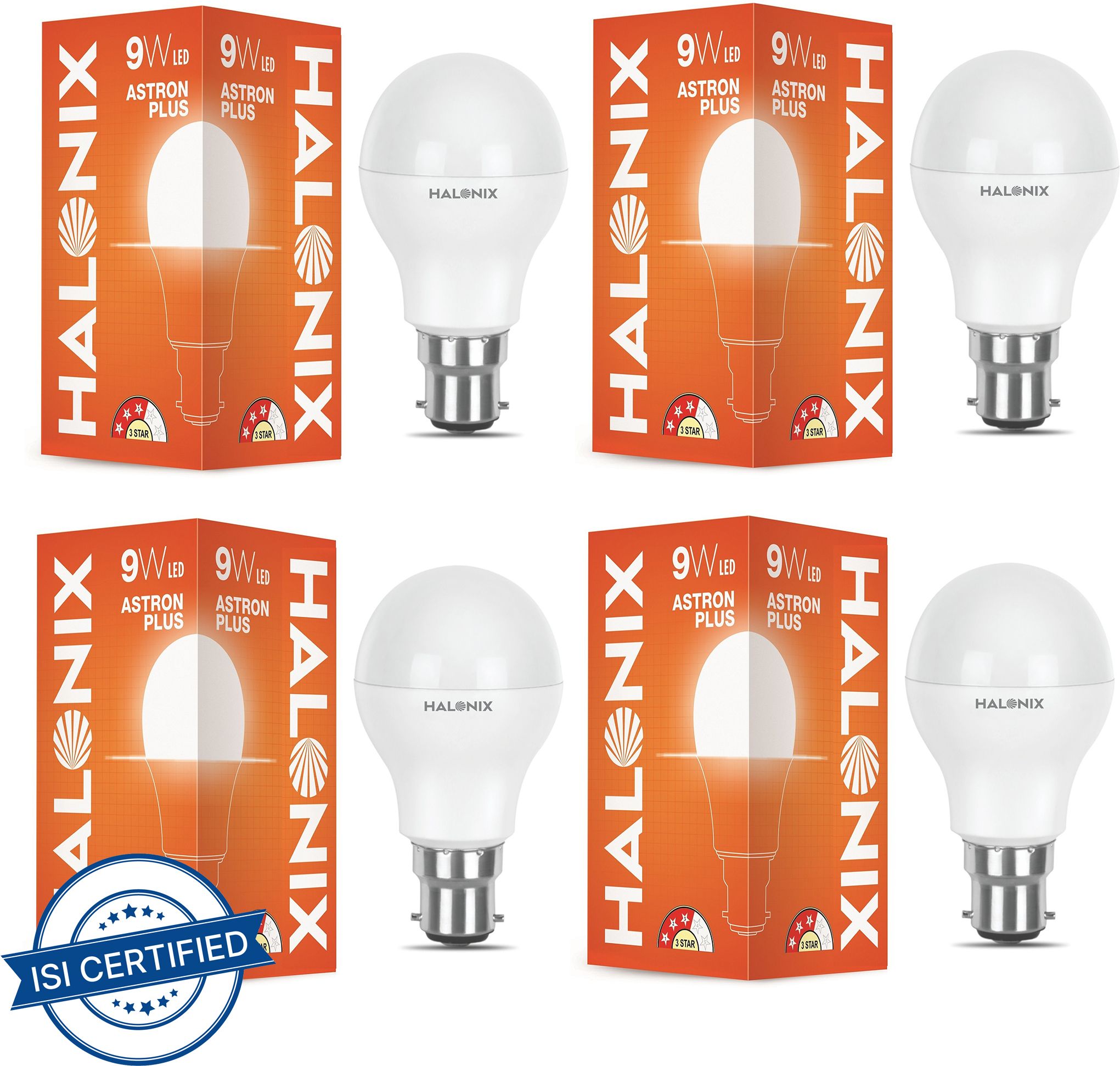 9 W Basic Round B22 LED Bulb-image-33