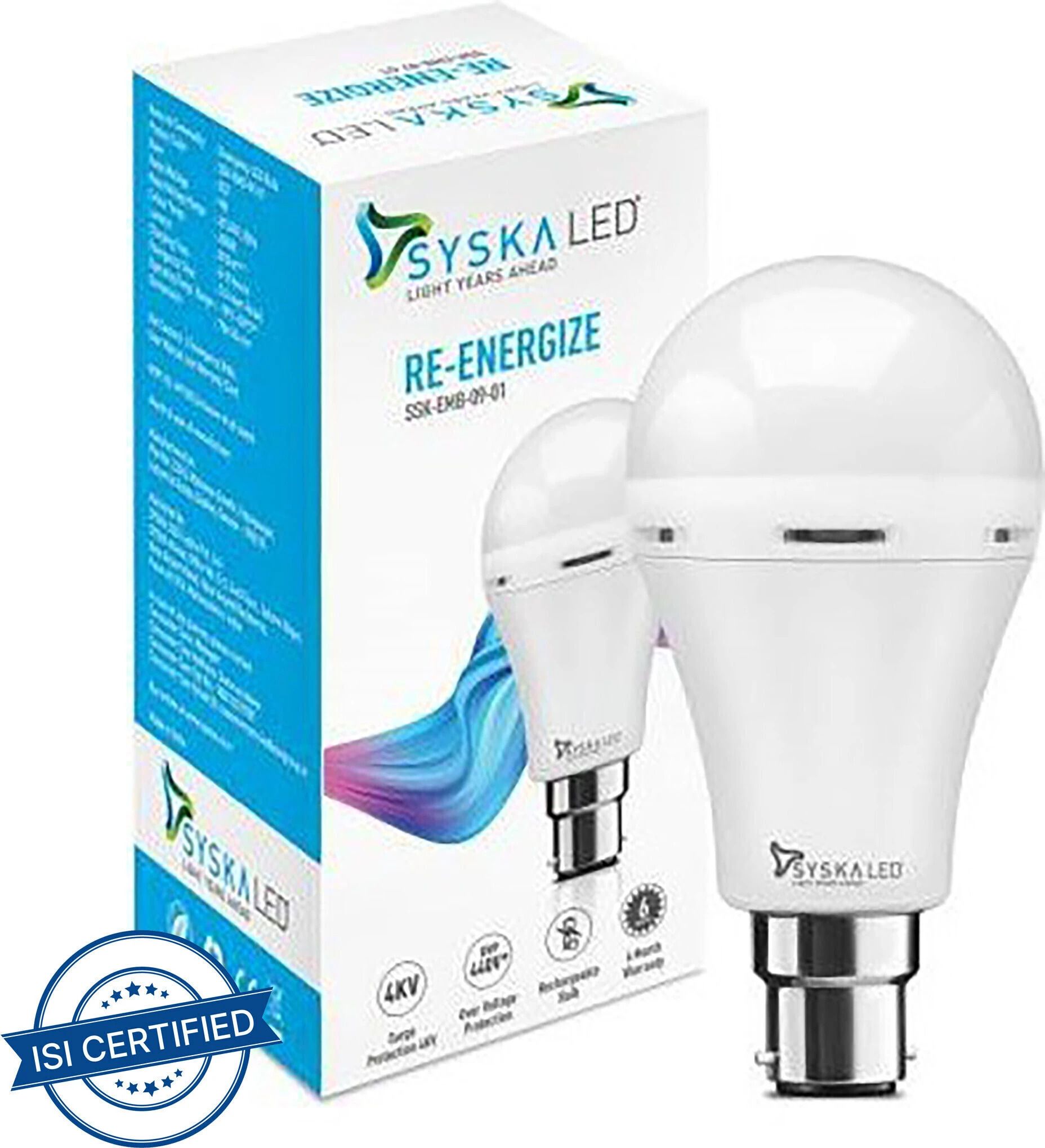 syska 9 W Inverter Standard B22 Inverter Bulb-picture-27