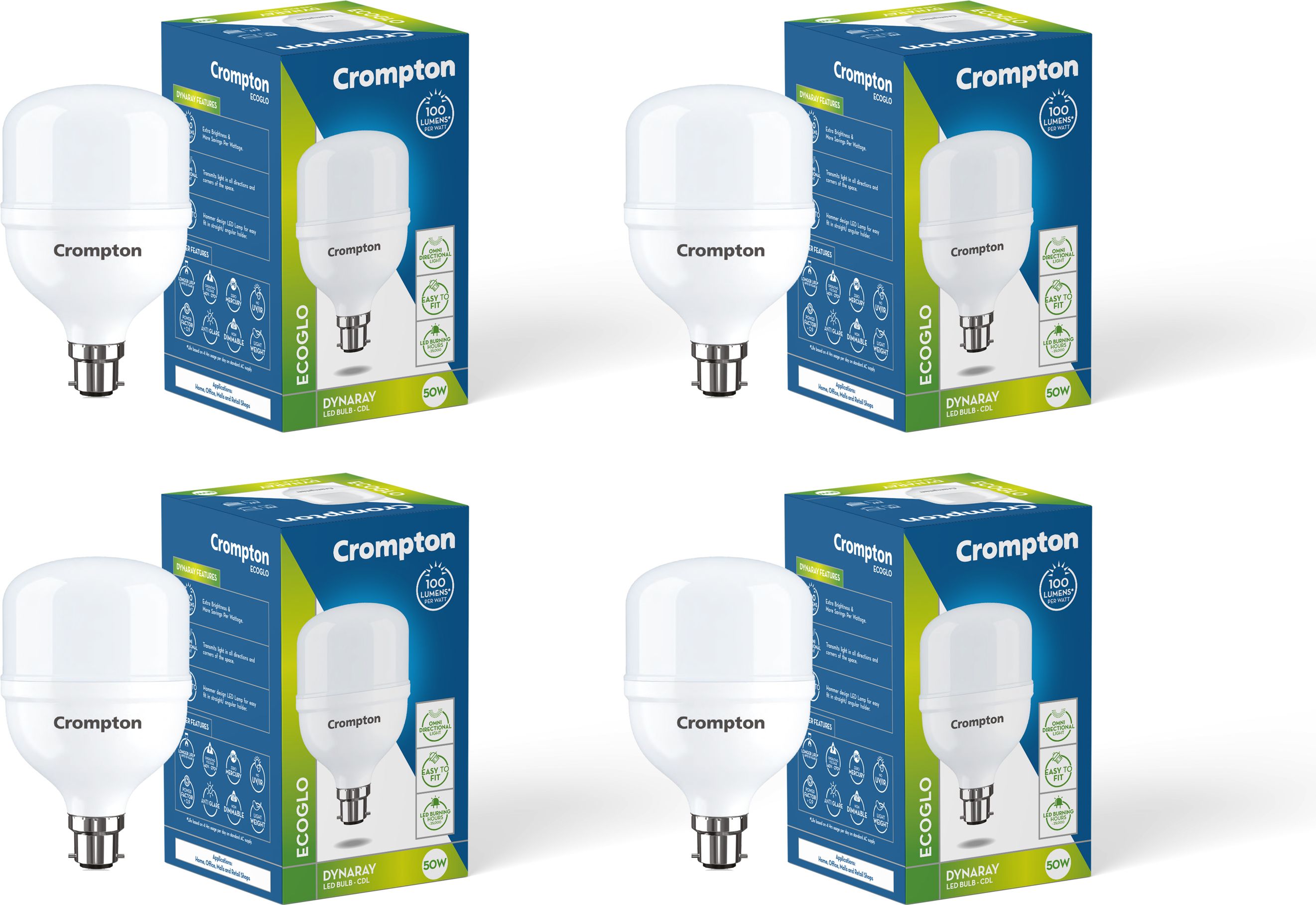 crompton 50 W Basic Standard B22 LED Bulb-picture-20