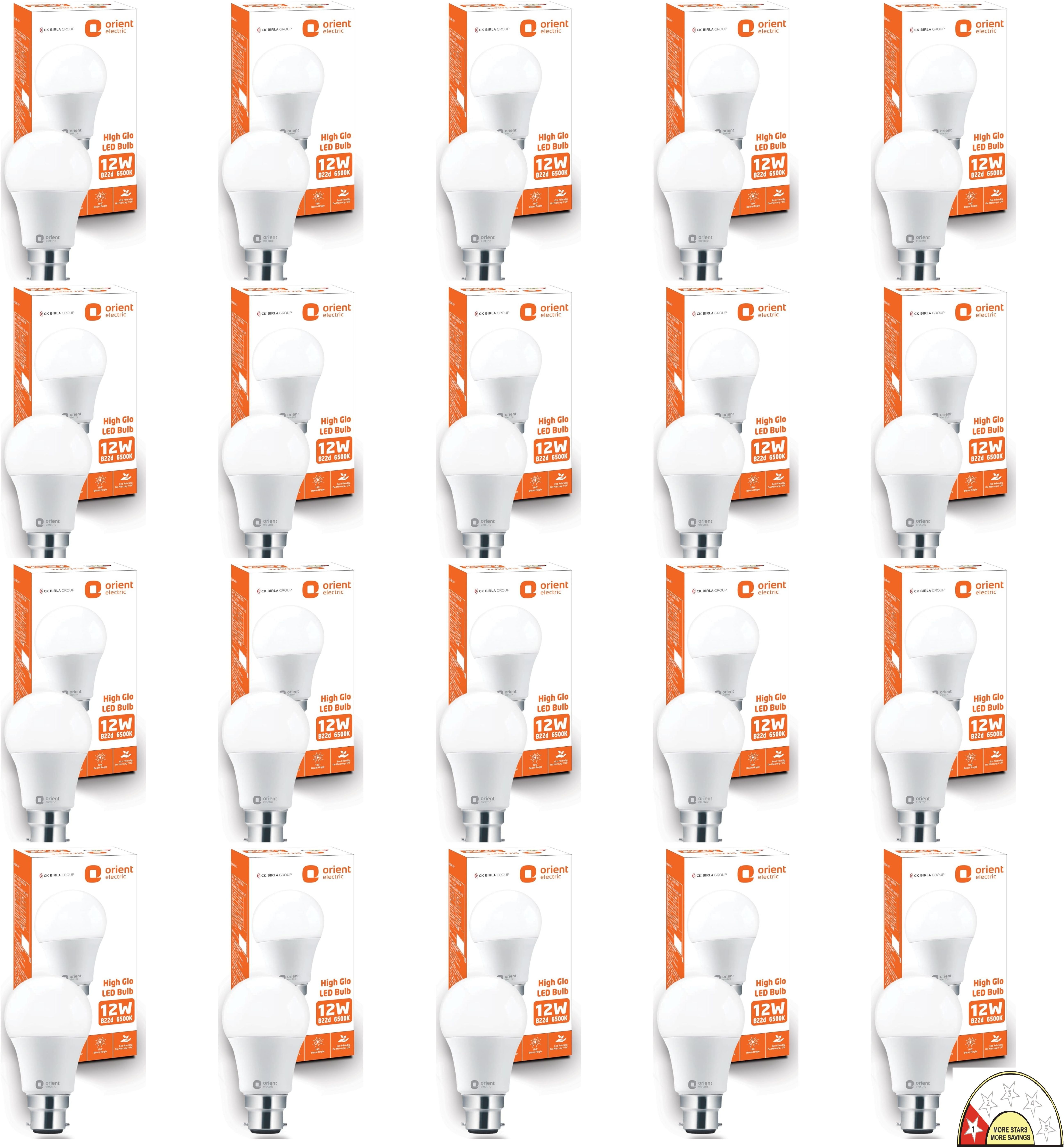 orient electric 12 W Basic Round B22 LED Bulb-picture-20