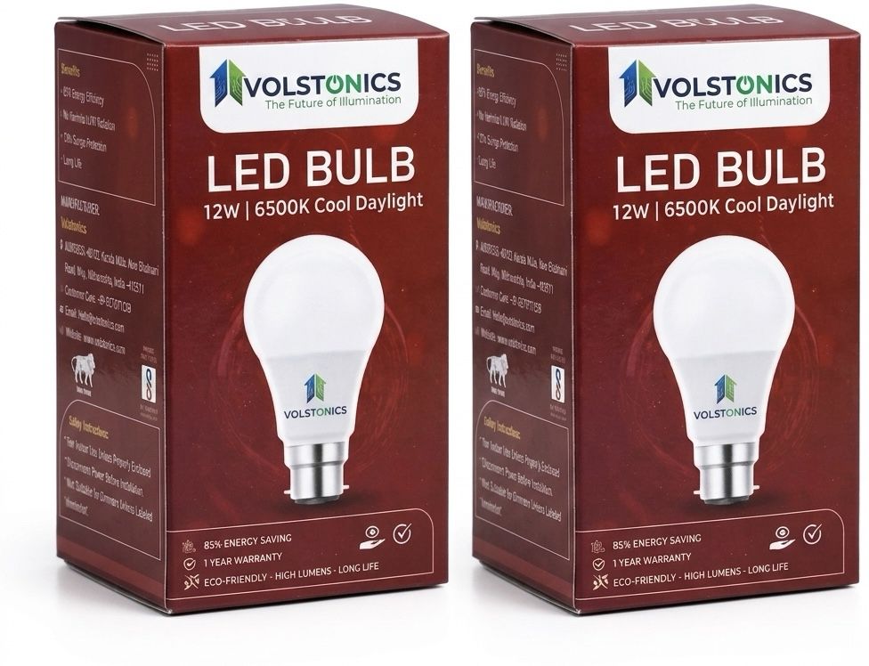 volstonics 12 W Basic Round B22 D LED Bulb-picture-13