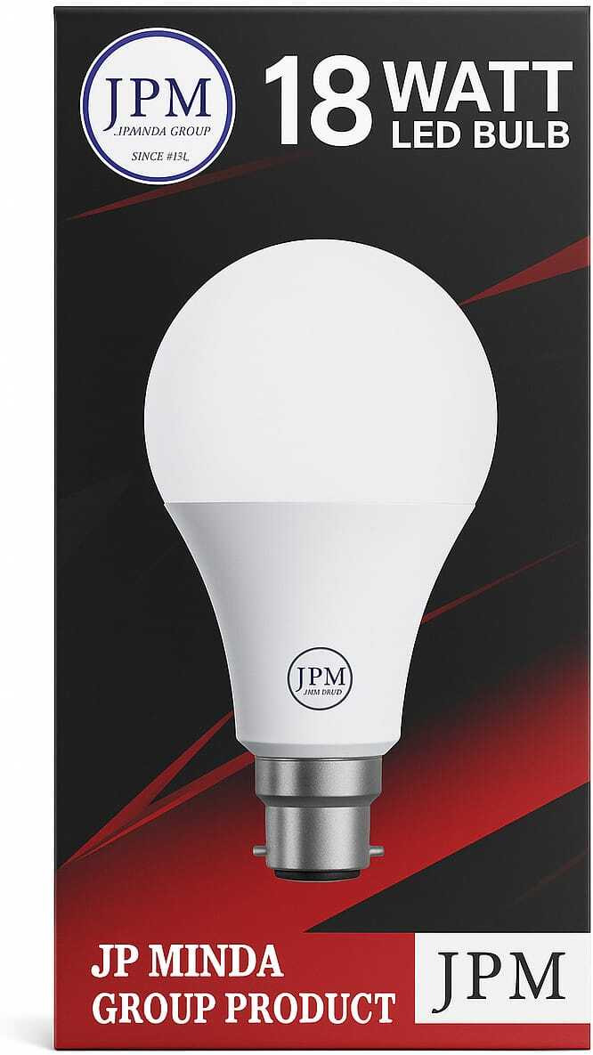 jpm 18 W Basic Round B2 LED Bulb image 1