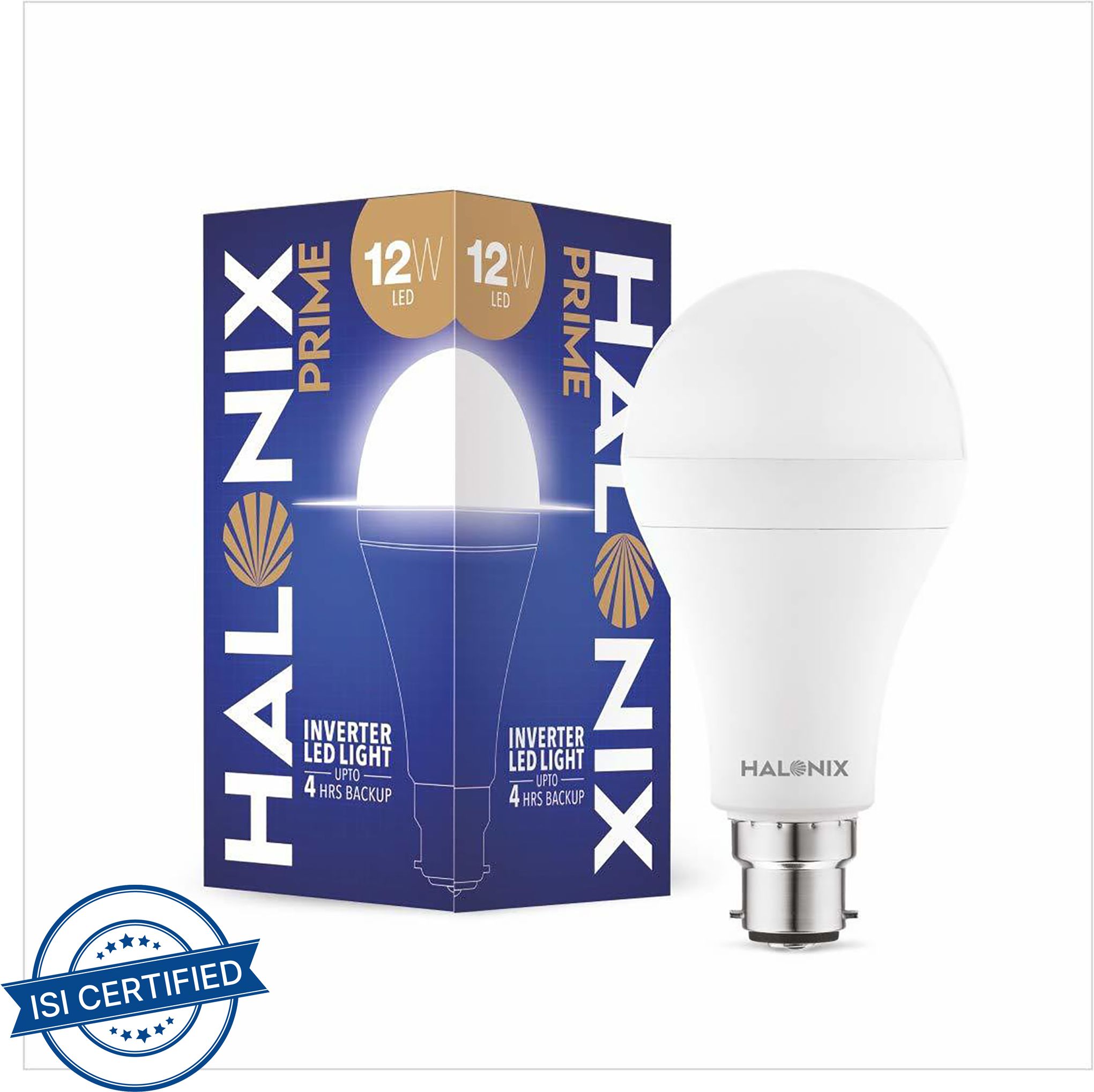 halonix 12 W Inverter Round B22 LED Bulb-picture-15