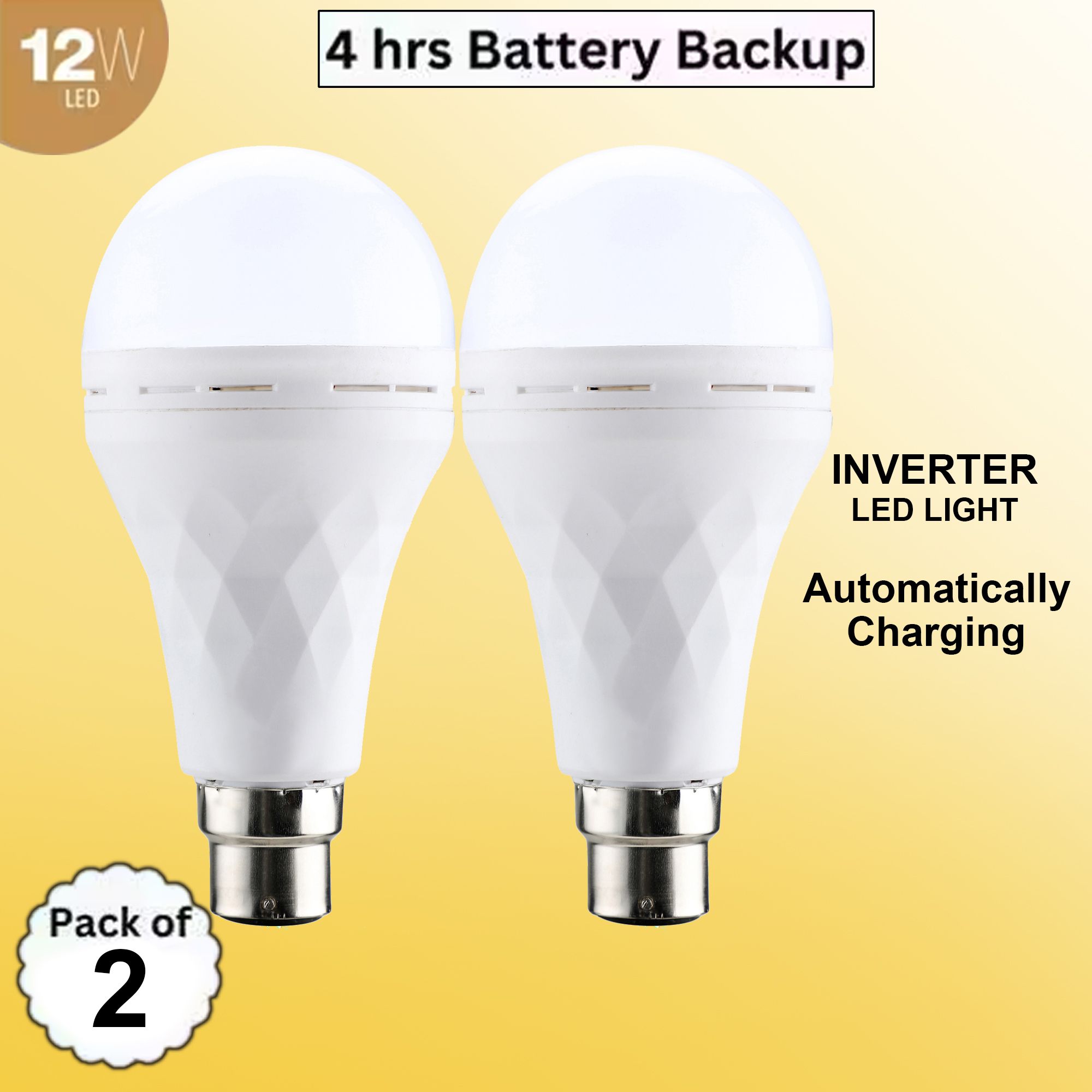 rs enterprises 12 W Basic Round B22 LED Bulb-picture-21