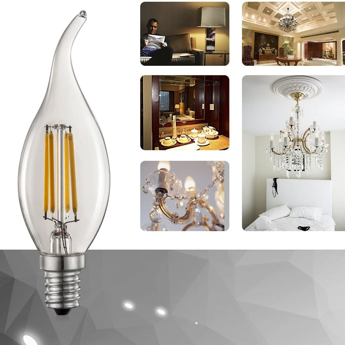 vibunt 4 W Basic Candle E14 LED Bulb-picture-35