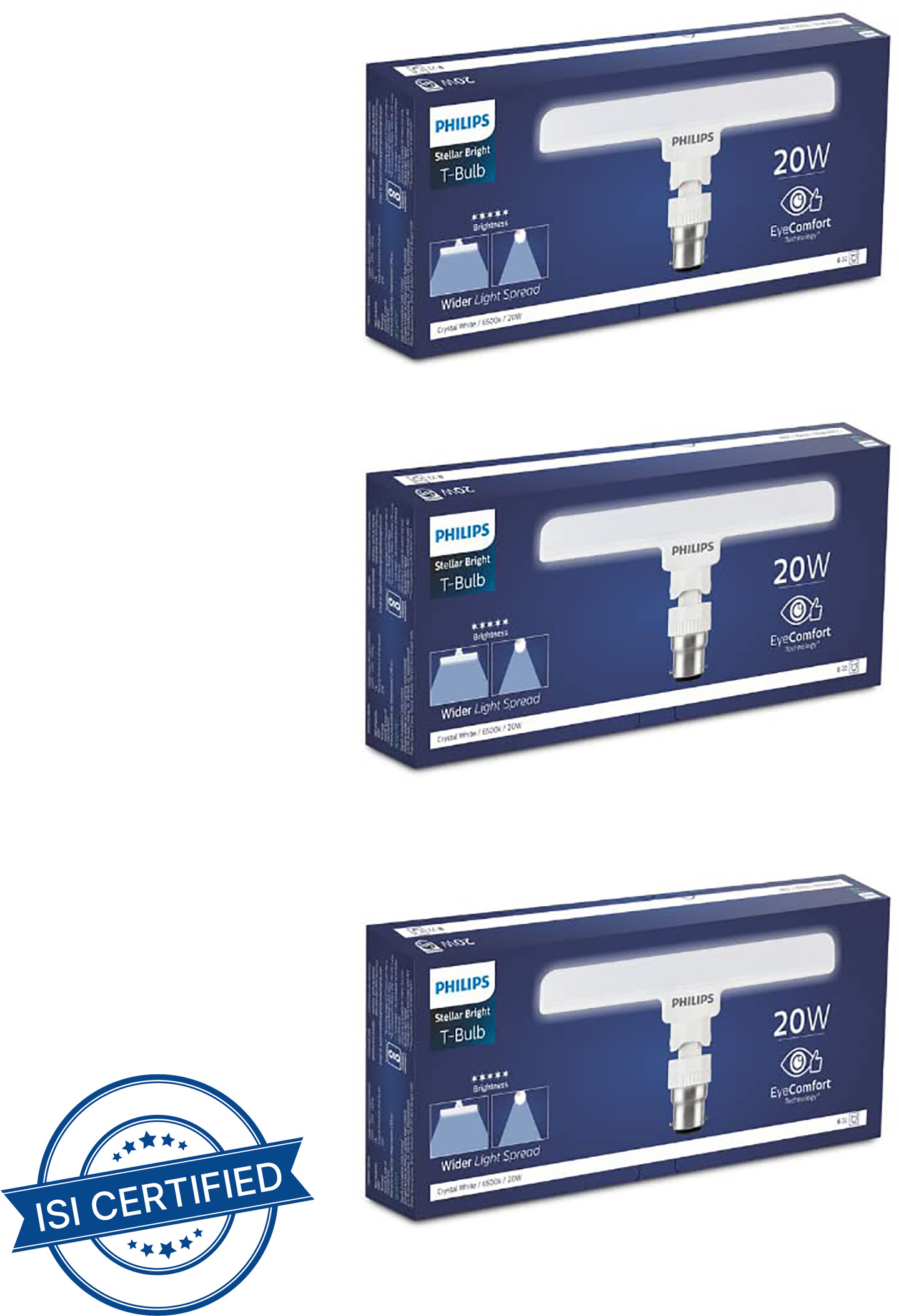 philips 20 W Basic T-Bulb B22 LED Bulb image 1