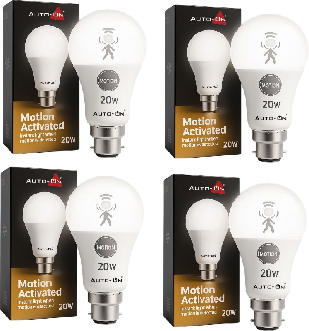 auto-on 20 W Motion Sensor Standard B22 D LED Bulb-picture-10