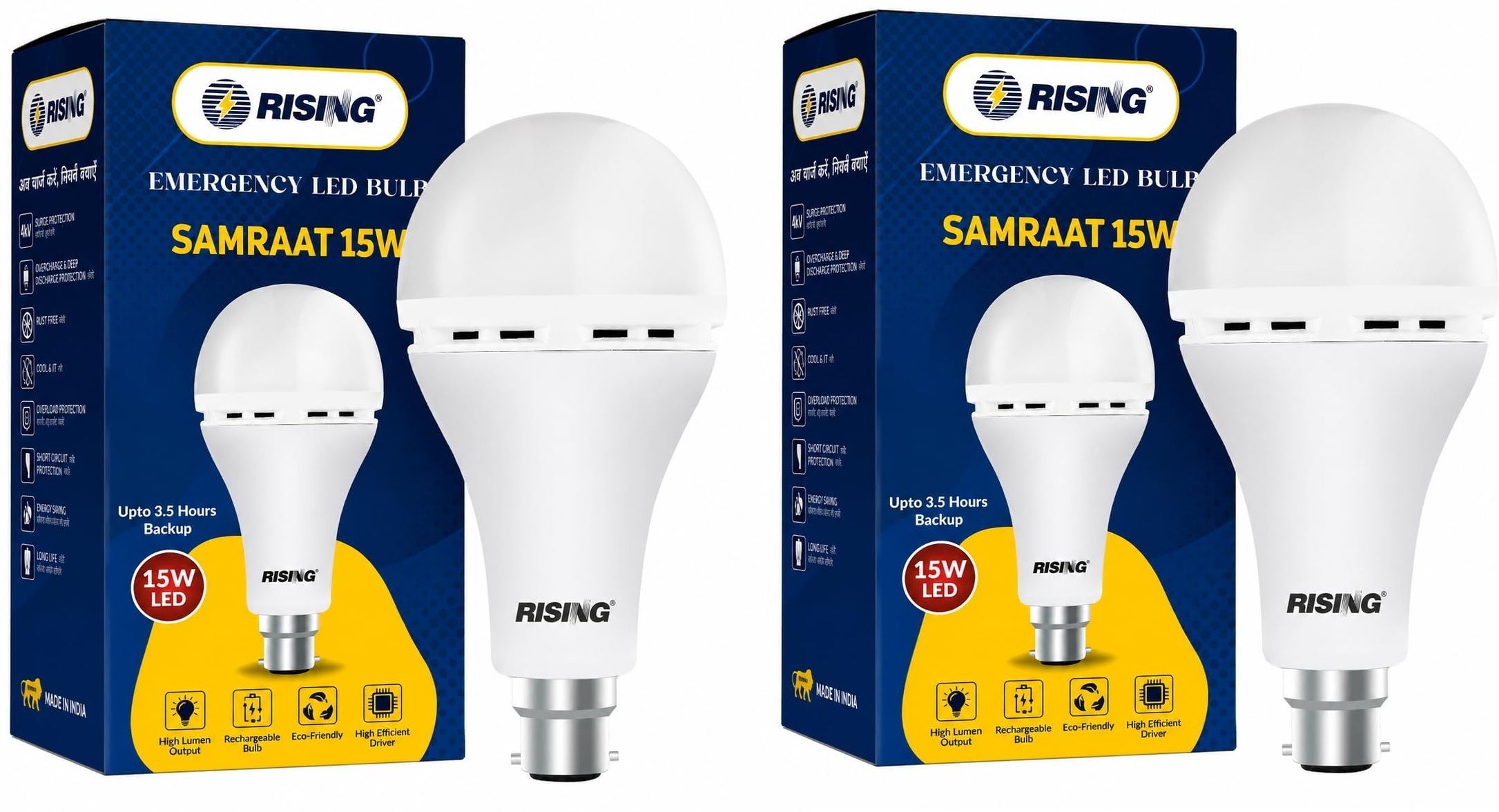 15 W Inverter Round B22 LED Bulb-image-19
