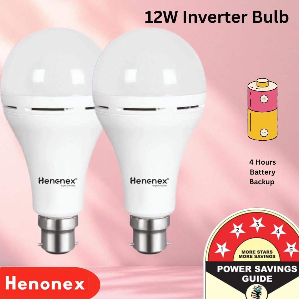 henonex 12 W Inverter Standard B22 Inverter Bulb-picture-15