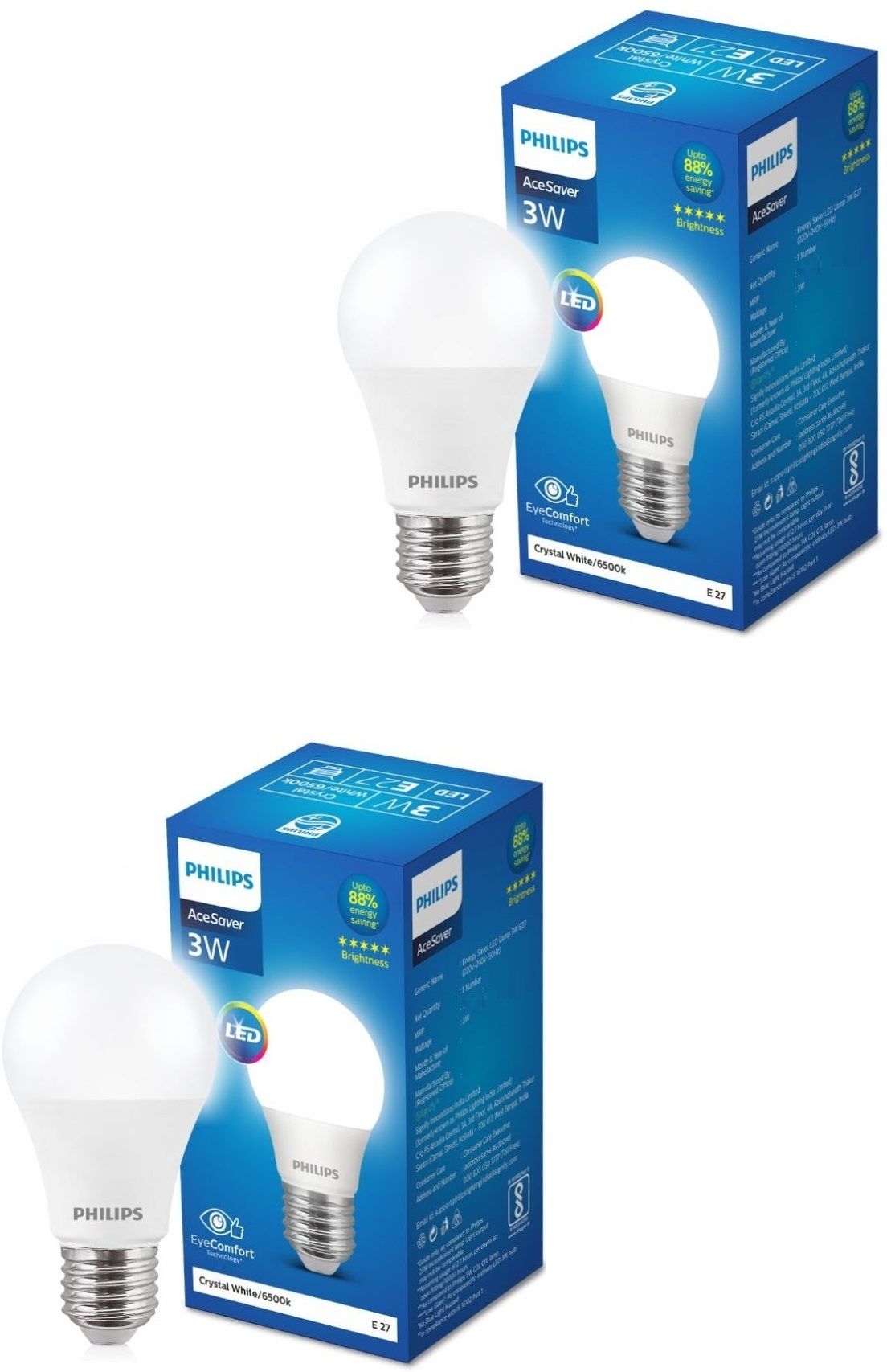 philips 3 W Basic Round E27 LED Bulb-picture-45