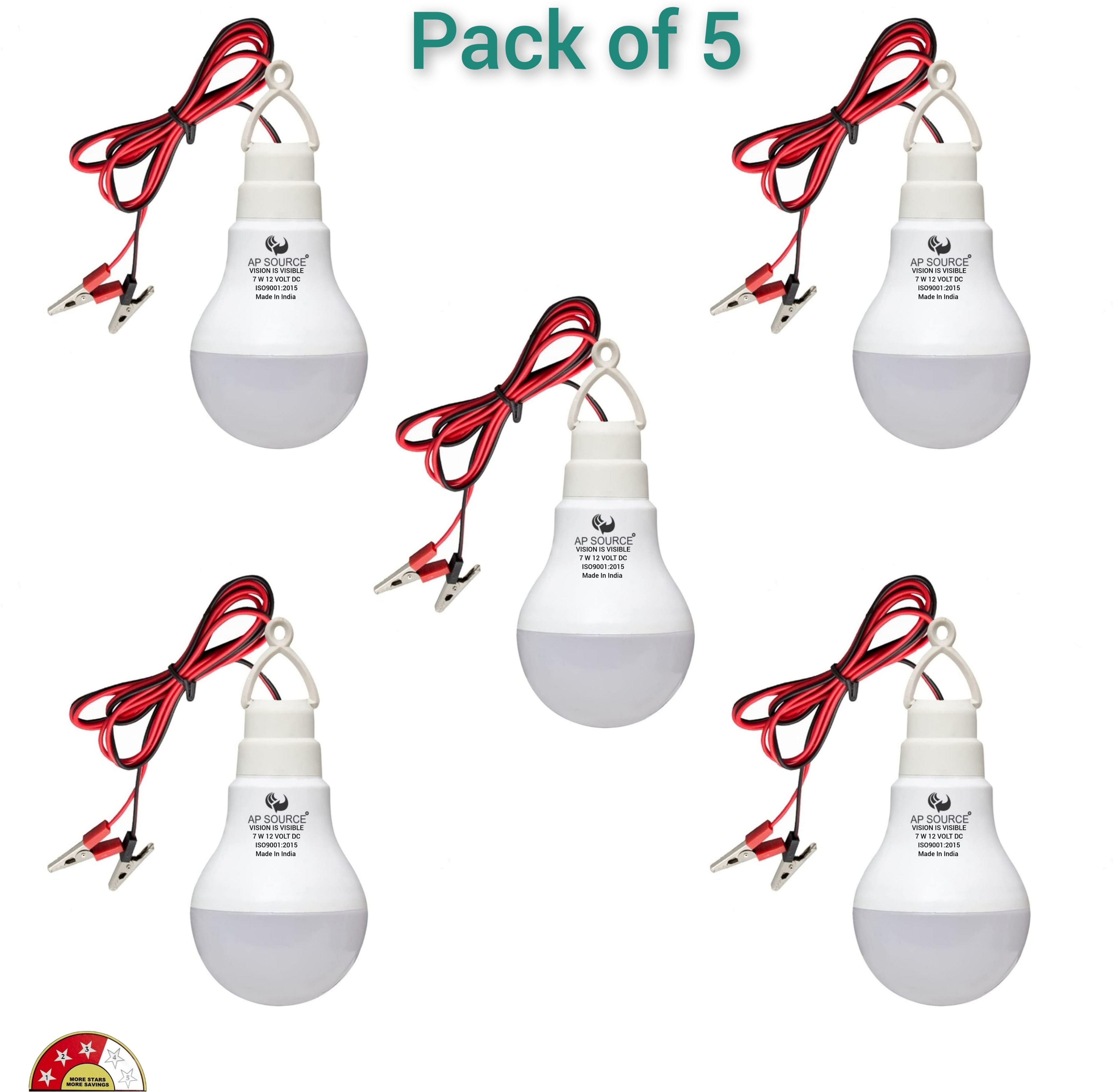 ap source 7 W Basic Round 2 Pin LED Bulb-picture-10
