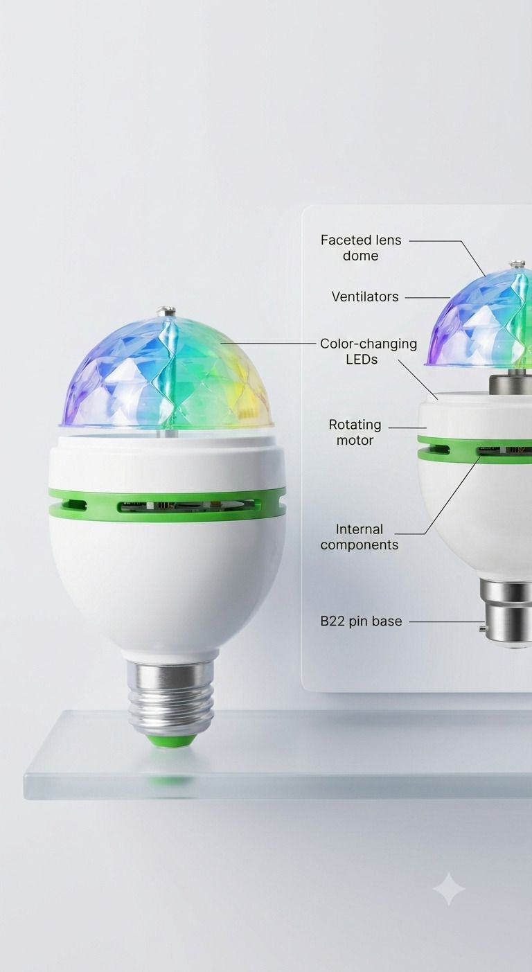 everglow 3 W Basic U-Tube B22 LED Bulb-picture-28