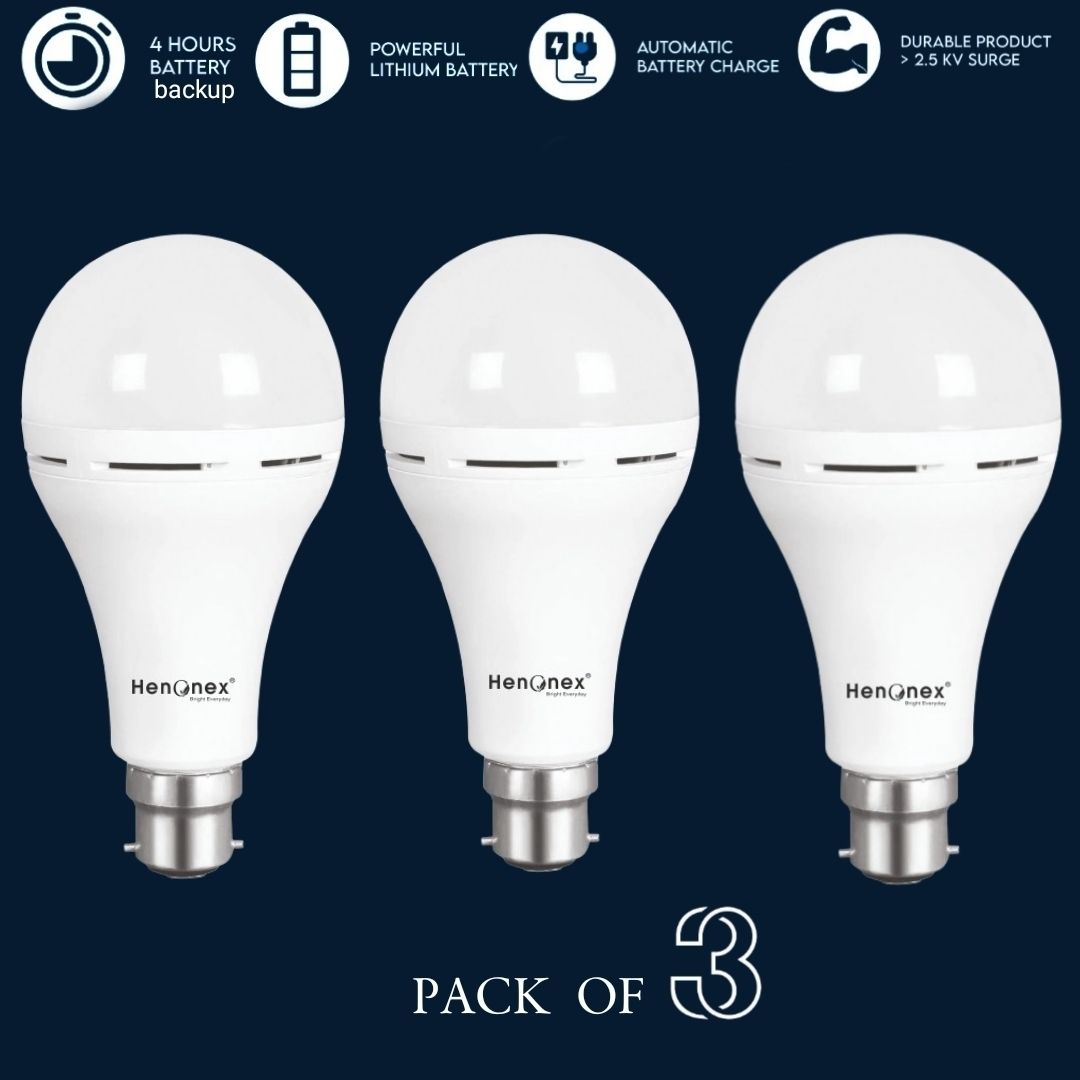 henonex 12 W Inverter Round B22 D Inverter Bulb-picture-13