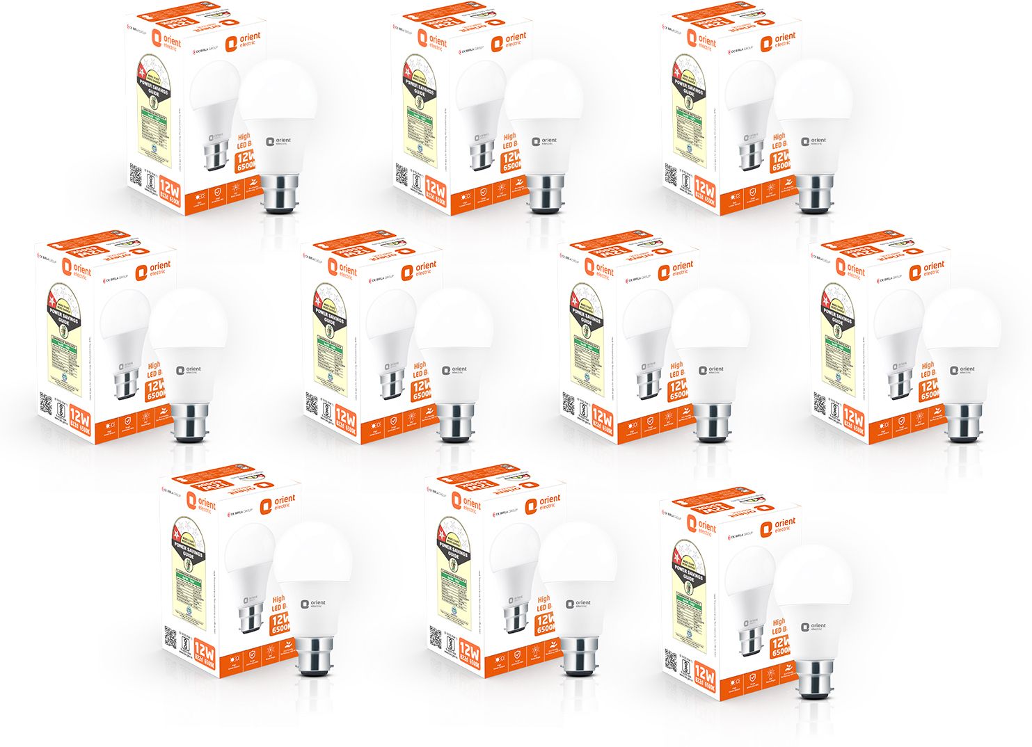 orient electric 12 W Basic Round B22 LED Bulb-picture-17