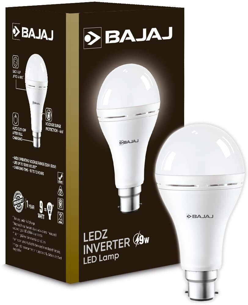 bajaj 9 W Inverter Standard B22 Inverter Bulb-picture-18