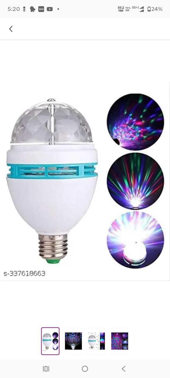 everglow 3 W Basic U-Tube B22 LED Bulb-picture-25