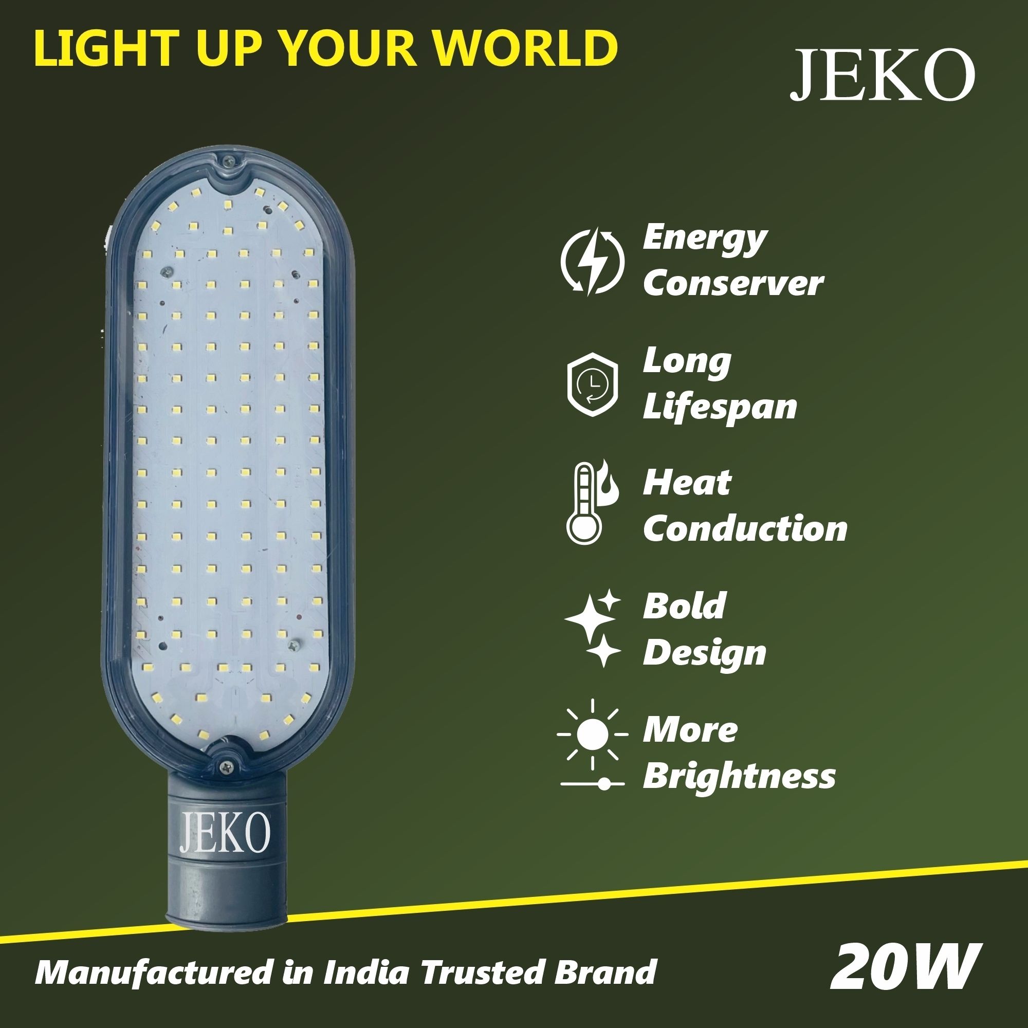 jeko 20 W Basic Standard Plug & Play LED Bulb-picture-36