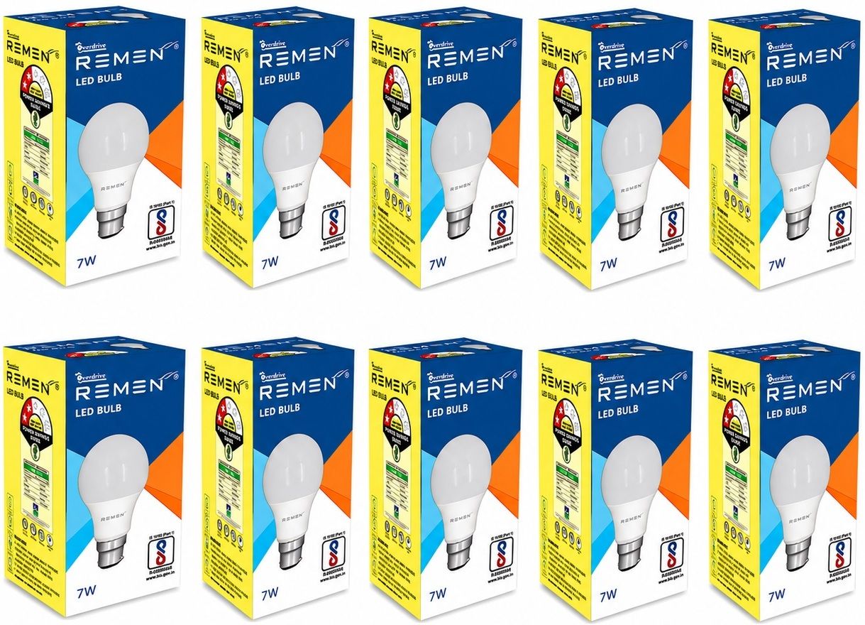 remen 7 W Basic Standard B22 LED Bulb-picture-35