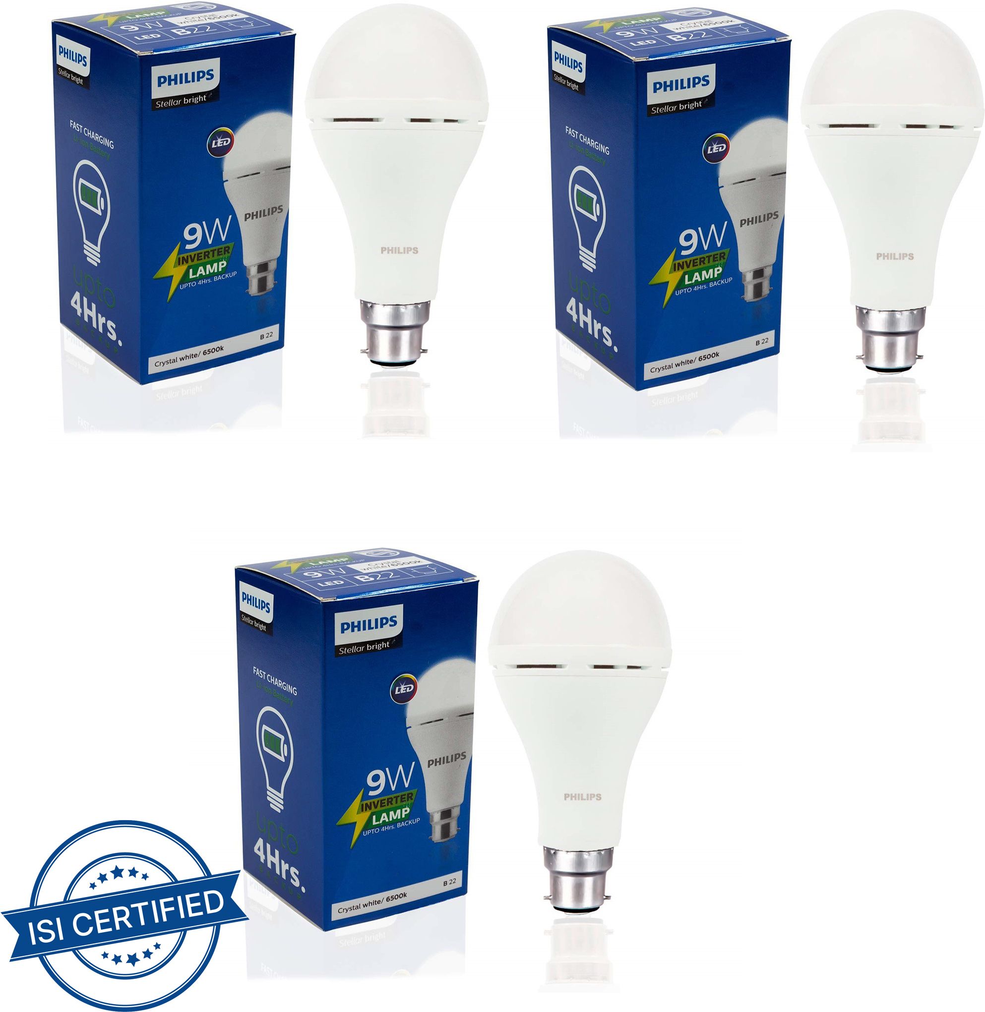 philips 9 W Inverter Round B22 Inverter Bulb-picture-26