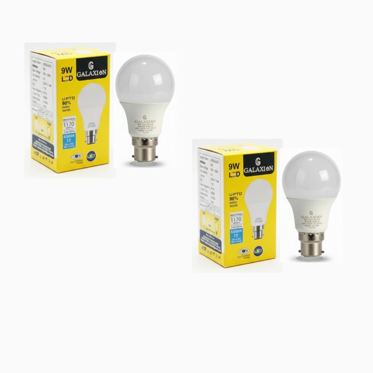 galaxion led 9 W Basic Round B22 LED Bulb-picture-26