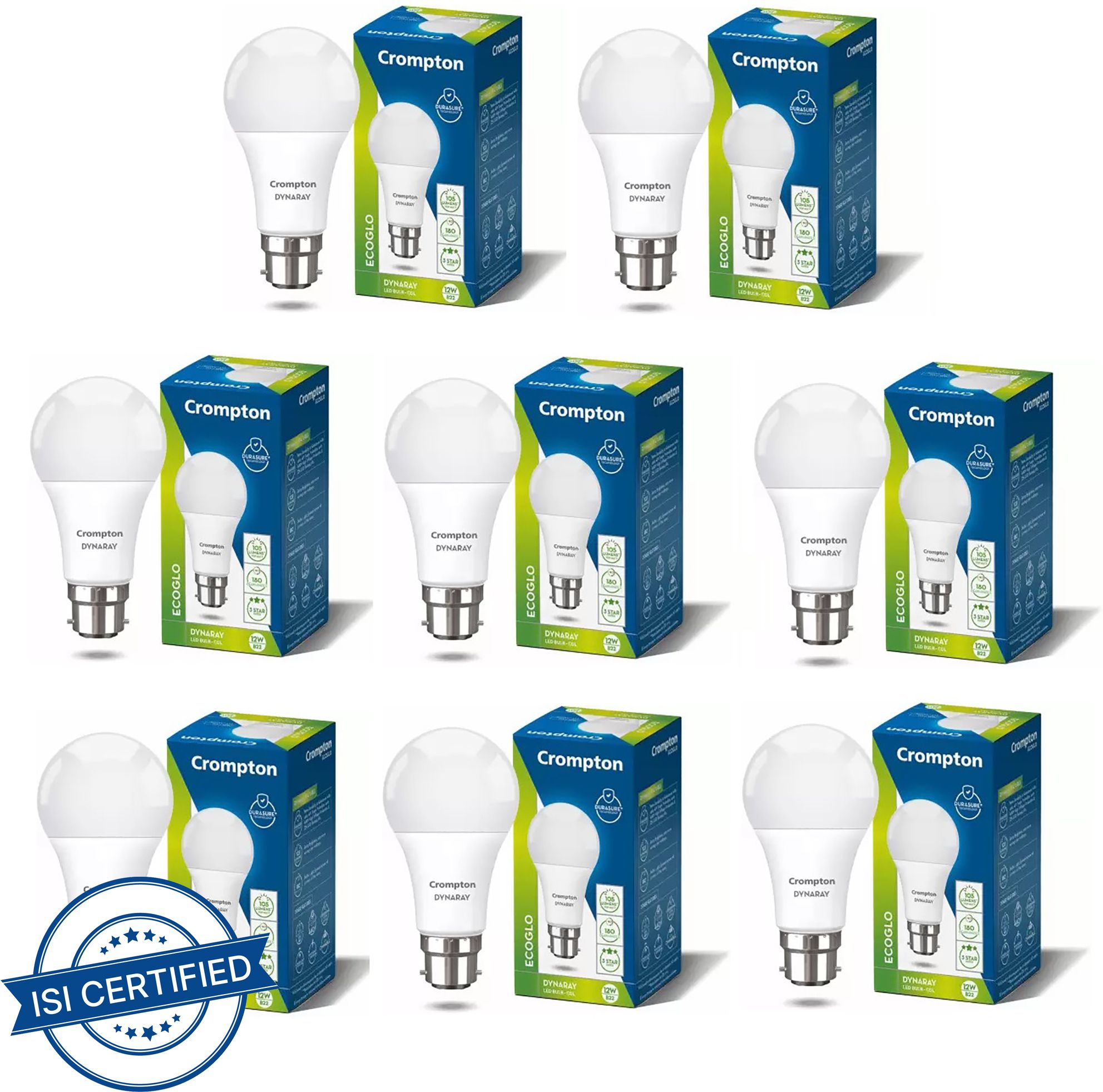 crompton 12 W Basic Standard B22 LED Bulb-picture-33