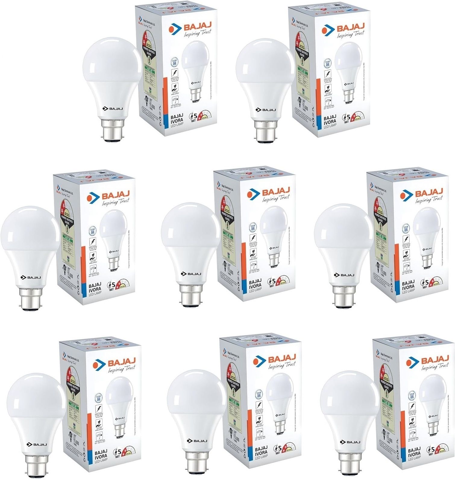 bajaj 5 W Basic Standard B22 LED Bulb-picture-23