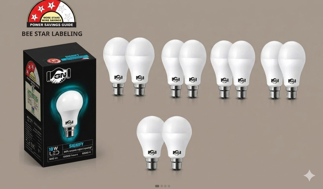 gold nation 10 W Eye Safety Compliance Standard B22 LED Bulb-picture-0