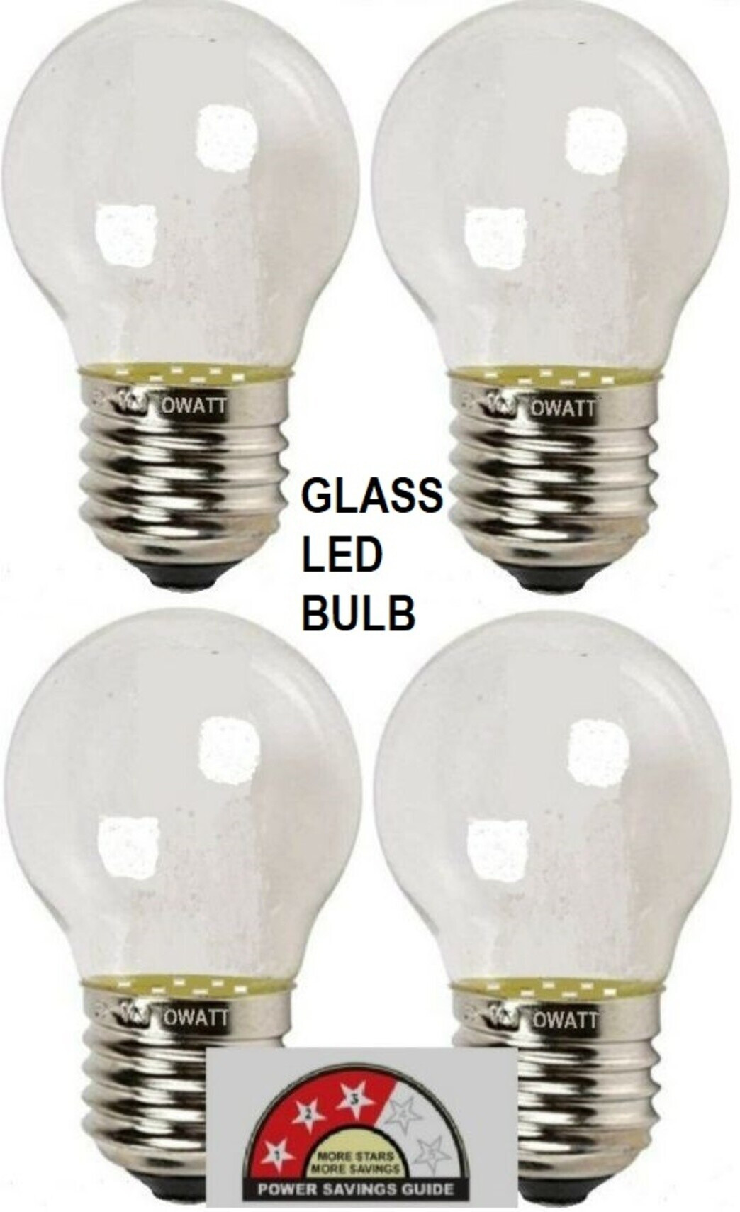 owatt 0.5 W Glare Reduction Globe E27 LED Bulb image 1