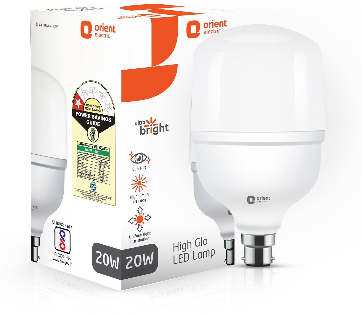 orient electric 20 W Basic Round B22 LED Bulb-picture-16