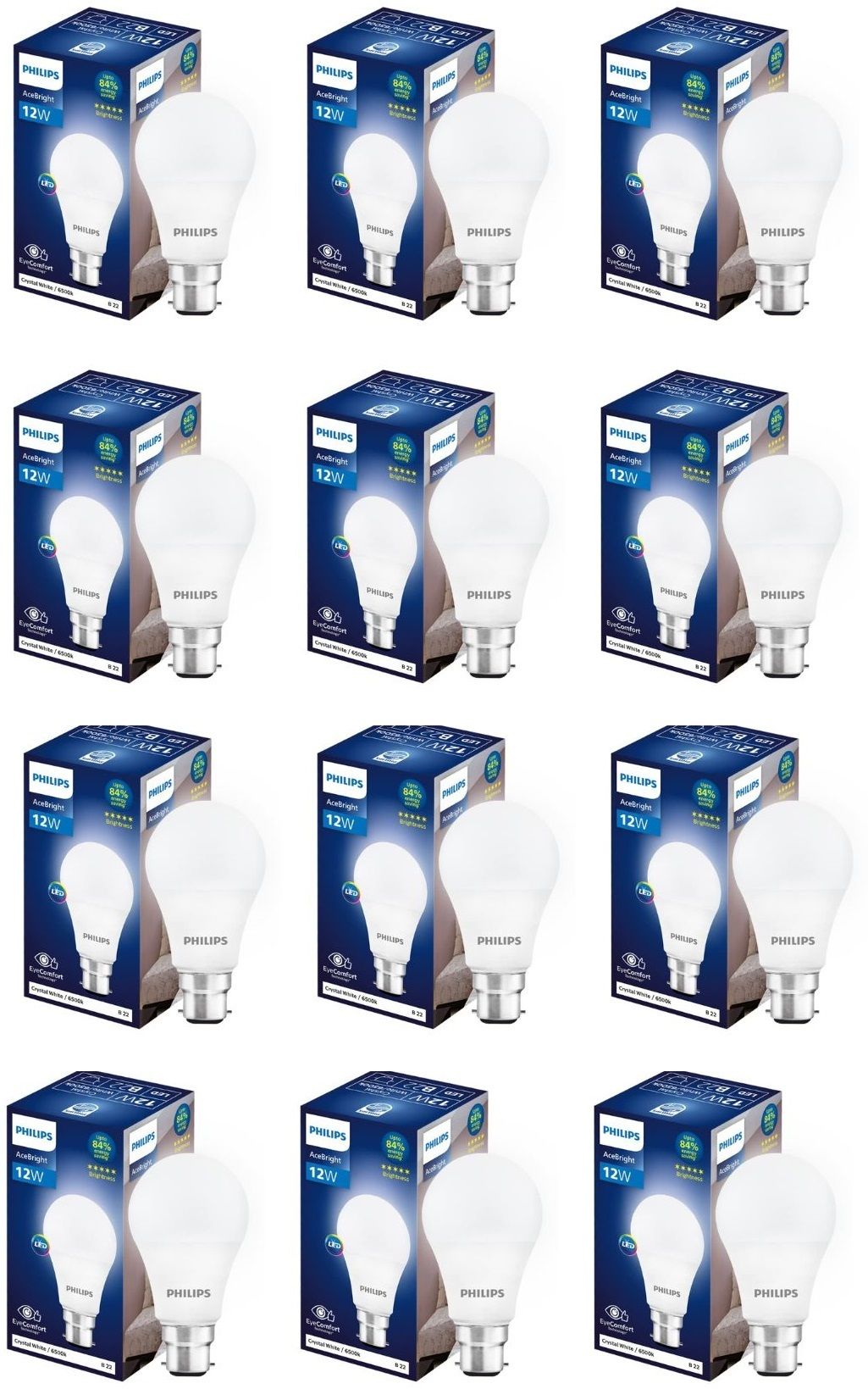 philips 12 W Basic Round B22 LED Bulb-picture-16